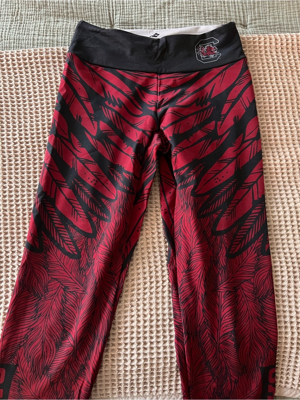 University of South Carolina Garnet & Black Athletic Leggings